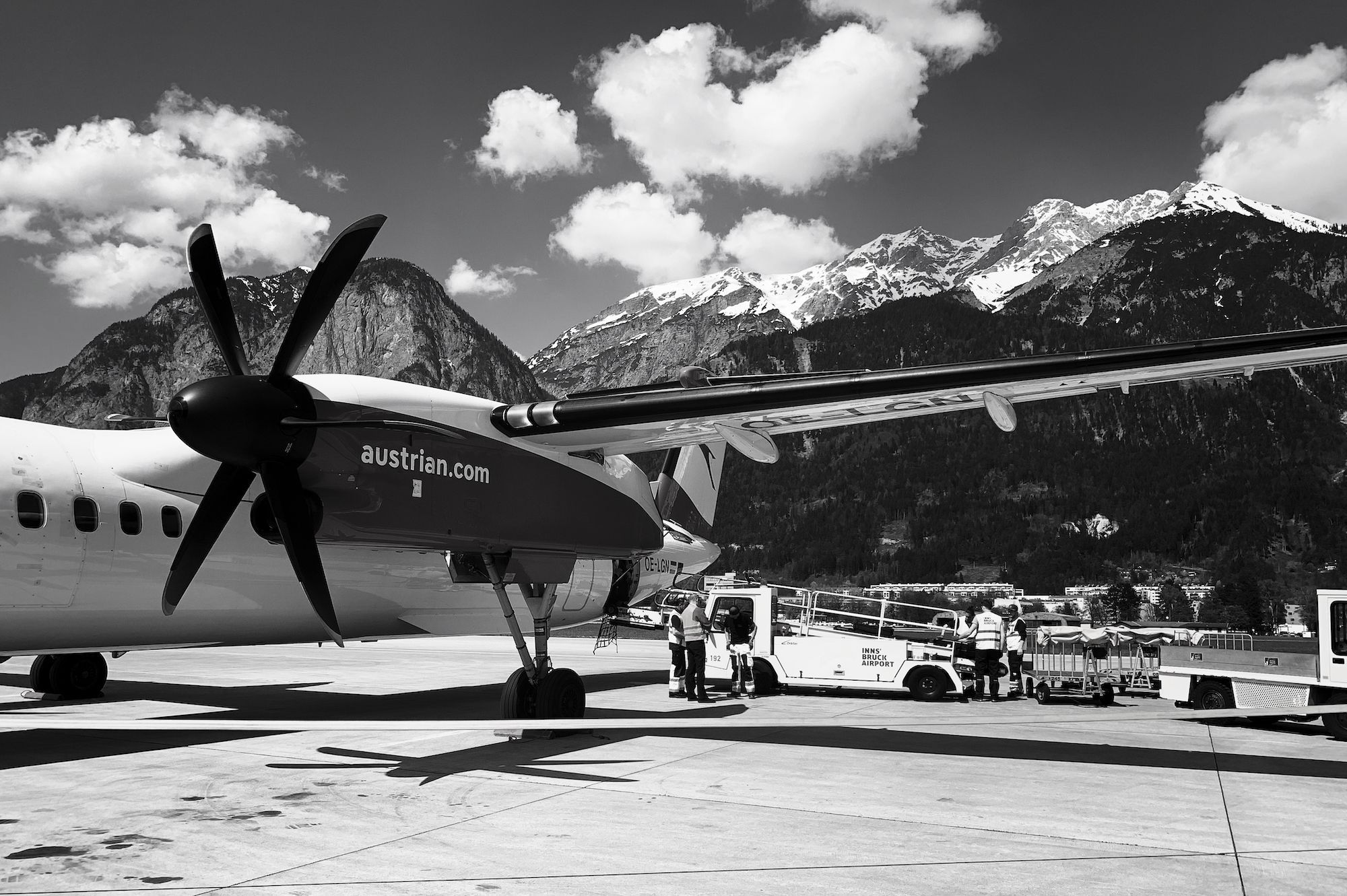 Dash 8 at INN Airport