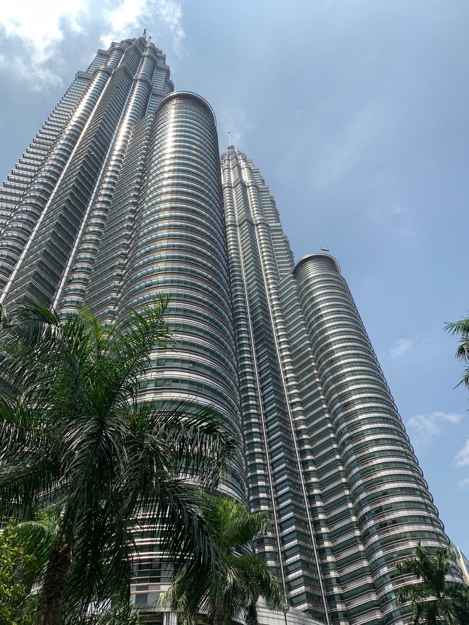 The Petronas Twin Towers, world’s highest structure from 1998 to 2004